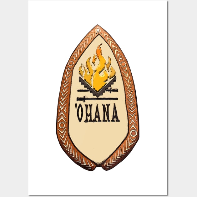 Ohana Restaurant Sign Wall Art by Tomorrowland Arcade